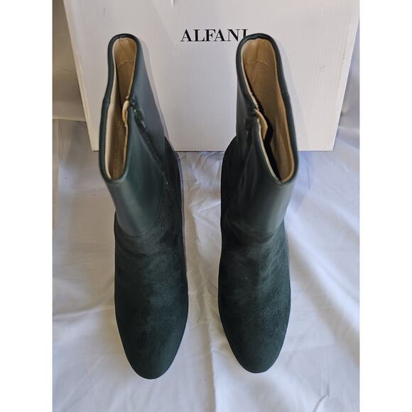 Alfani Women's Ajojo Fold-Over Cuffed Dress Booties - Pine - Picture 2 of 6